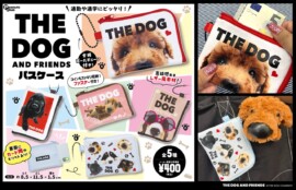 THE DOGのパスケースのカプセルトイが展開中